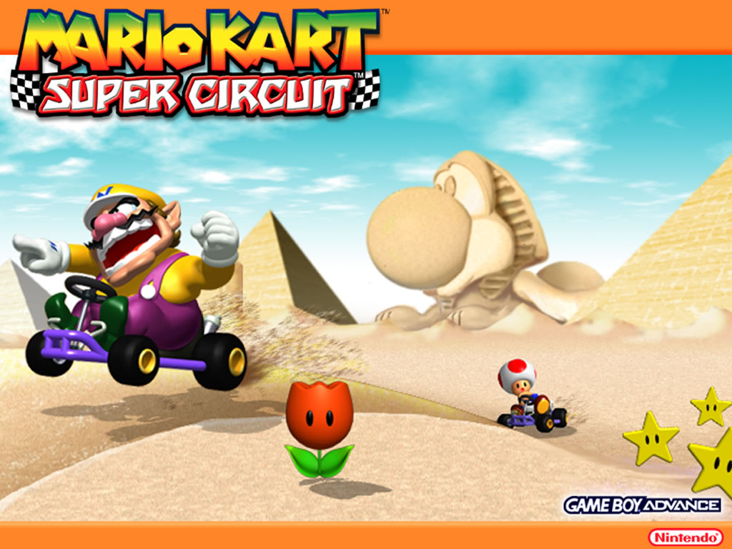 Tmk S Image Wallpaper Mario Kart Super Circuit Gba