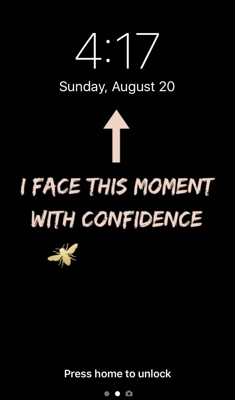 iPhone Affirmations Confidence New Wallpaper Available Here