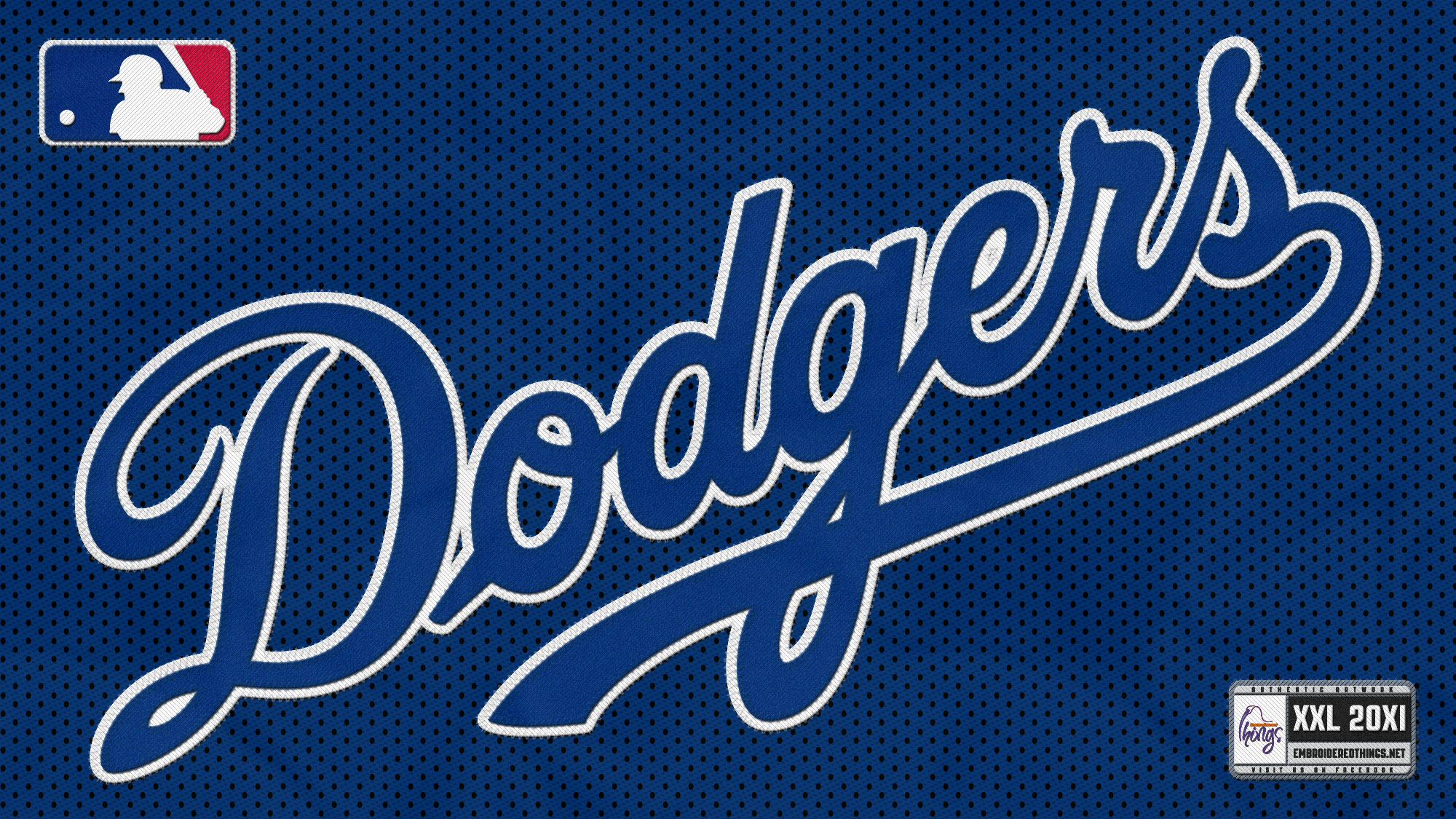 Mlb Team Logo Los Angeles Dodgers Wallpaper In Baseball