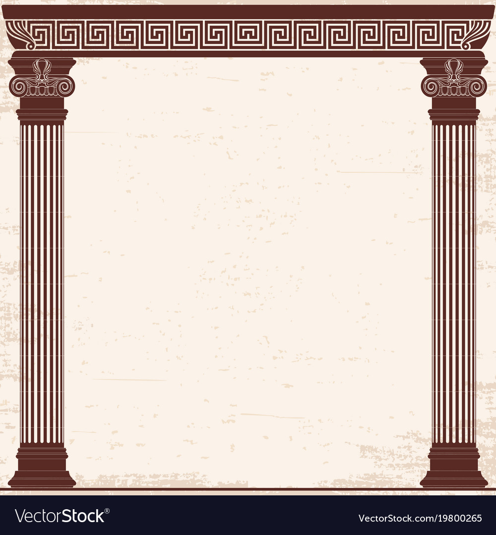 Ancient Greek Background Royalty Vector Image