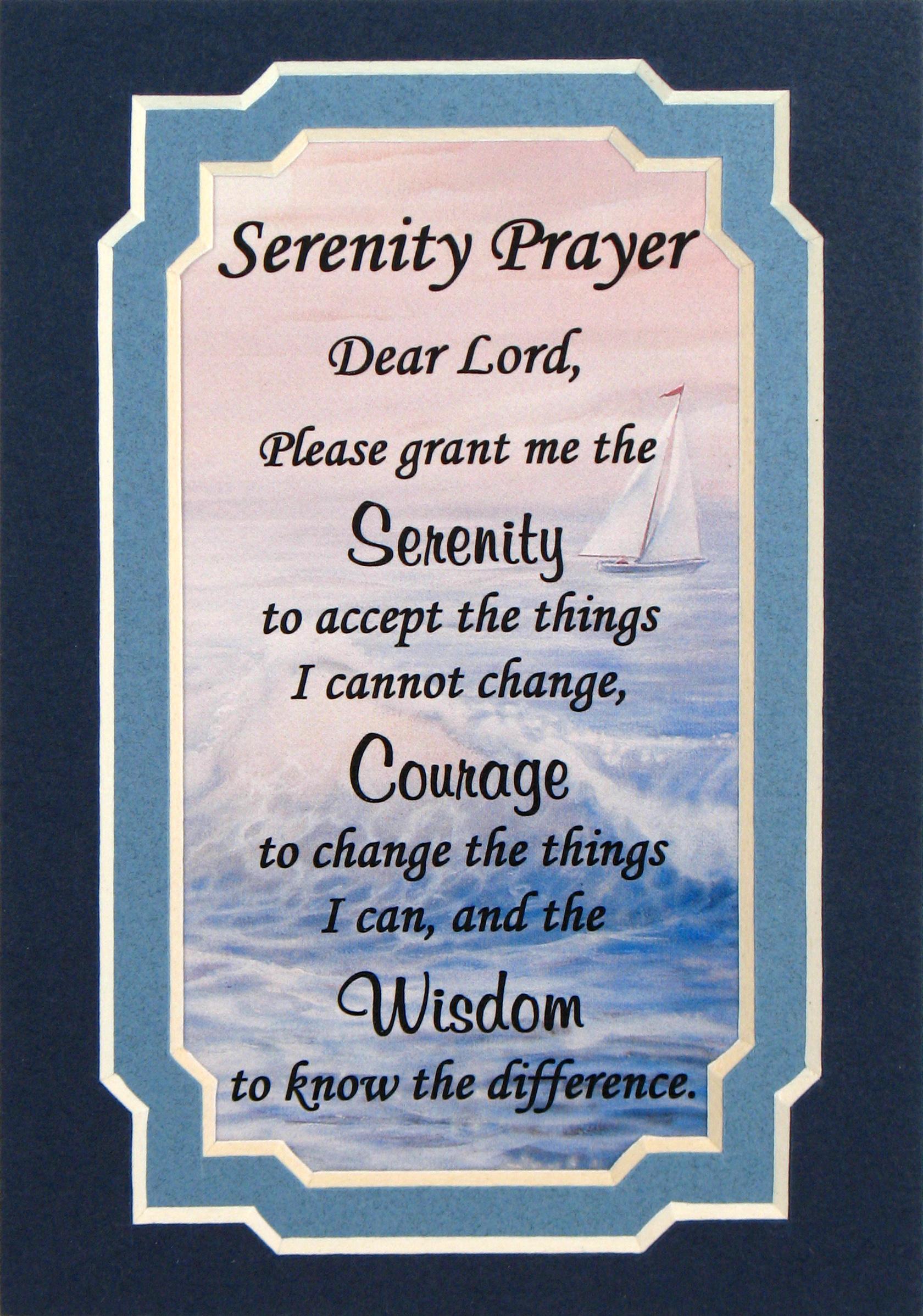 full serenity prayer text