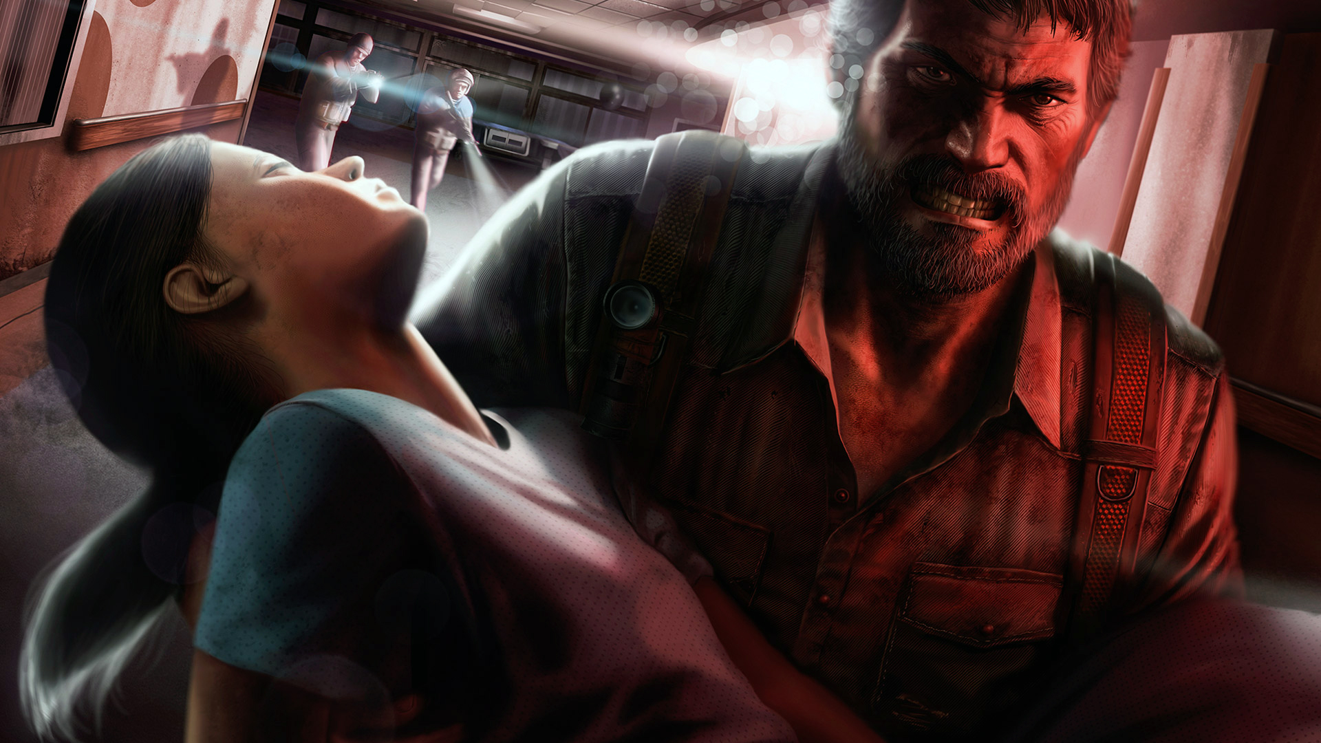 The Last of Us Joel rescue HD Wallpaper