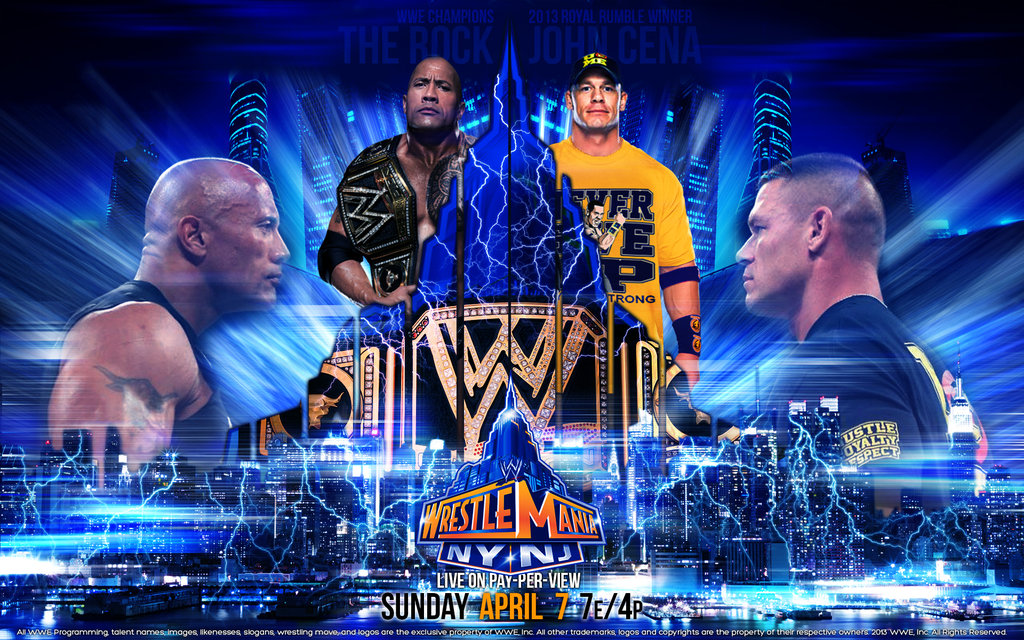 WrestleMania 29 The Rock vs John Cena by 2ndRules on