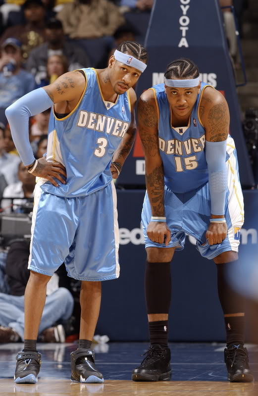 Allen Iverson Carmelo Anthony Image