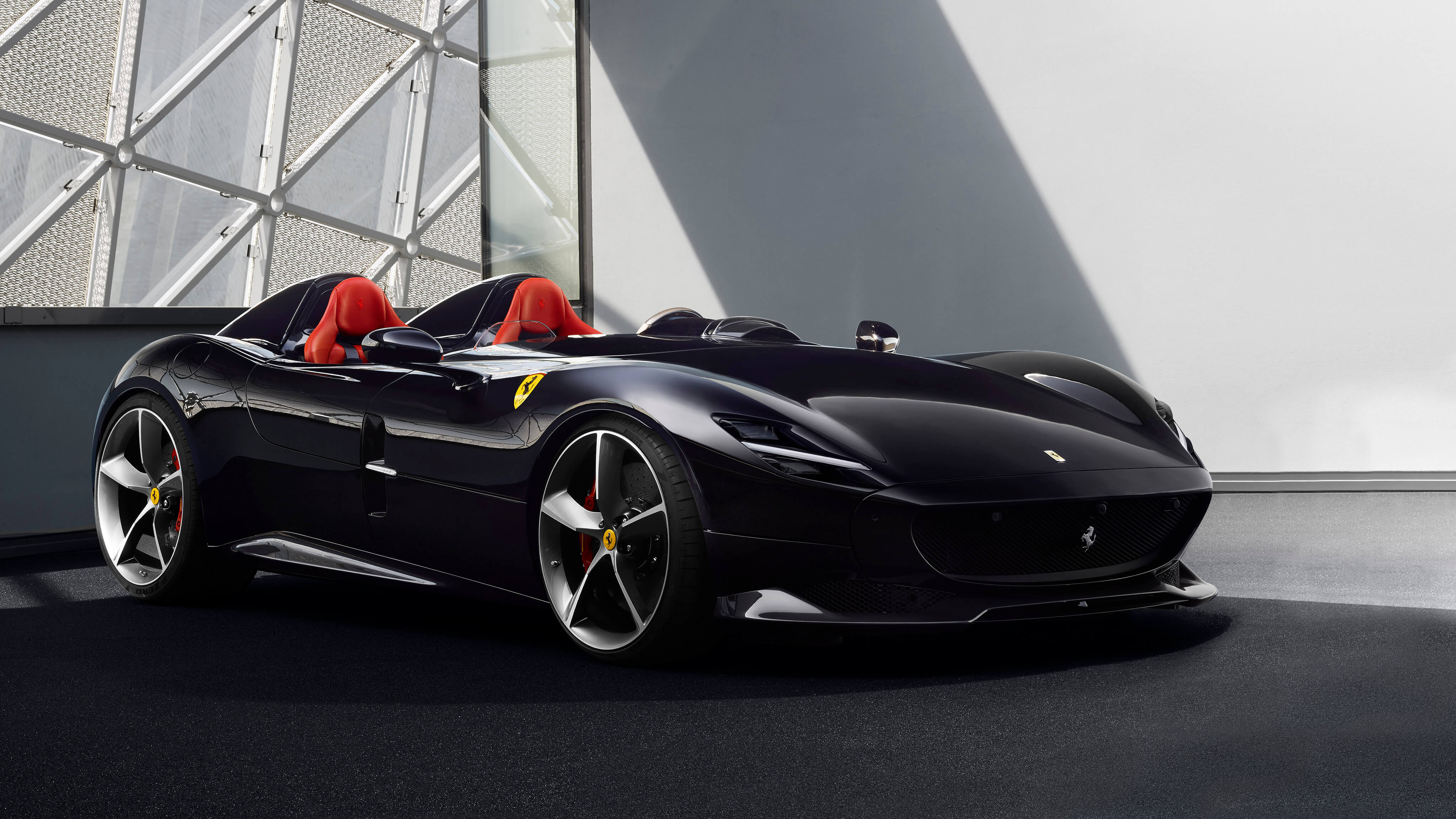 Black Ferrari Monza Background Wallpaper 65322 4096x2304px