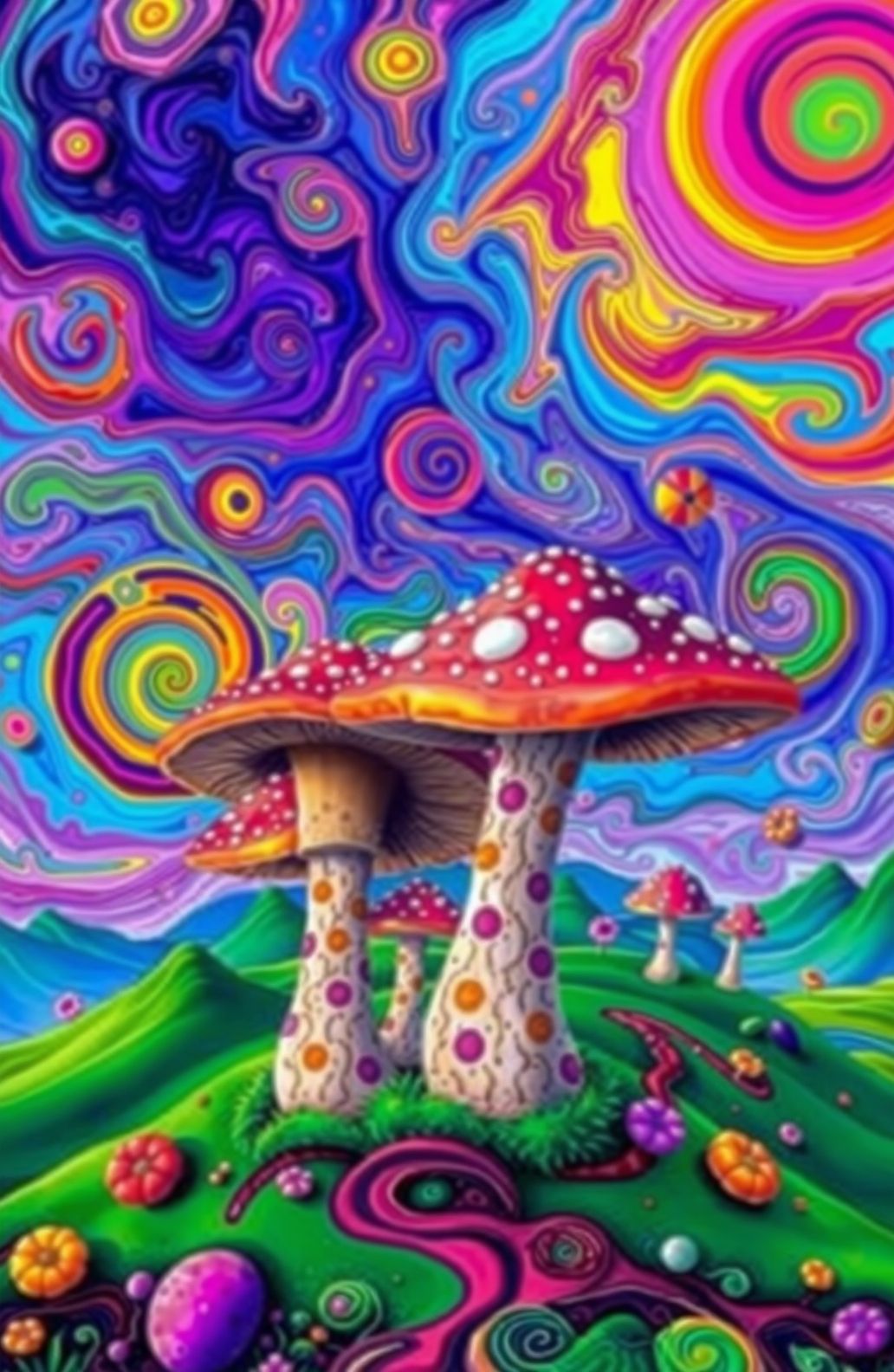 Trippy Shroom Wallpaper