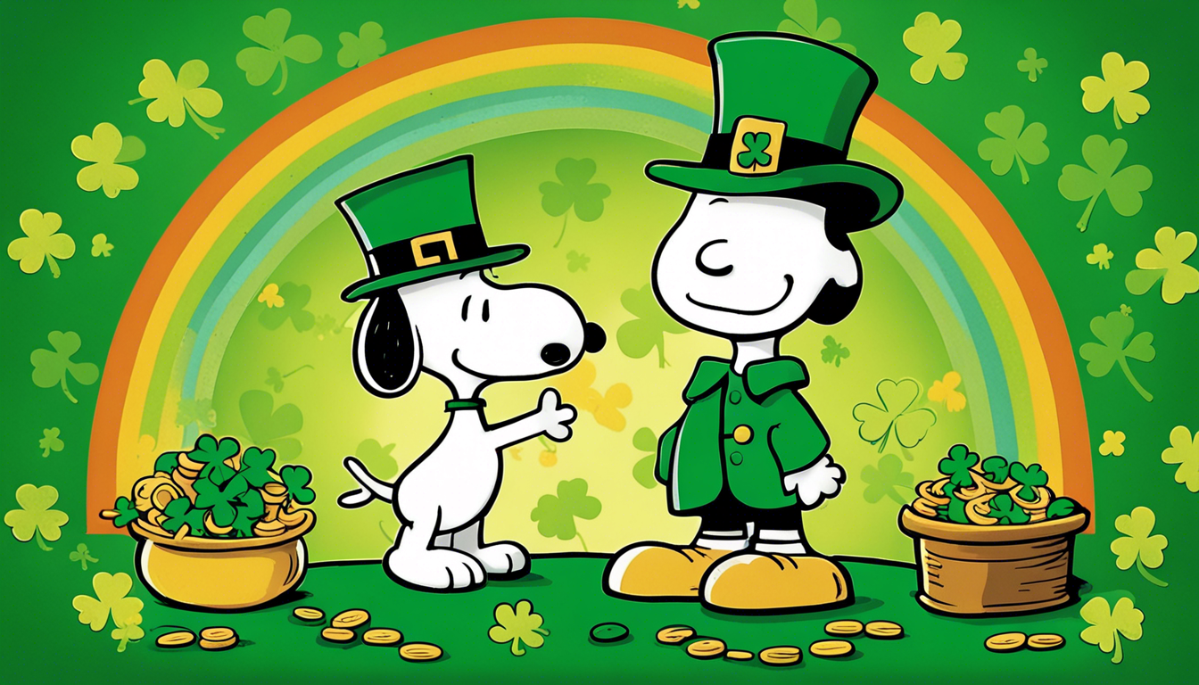 snoopy and st patricks day