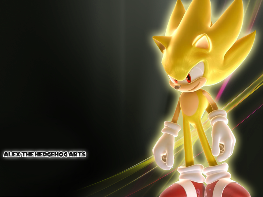 classic super sonic wallpaper