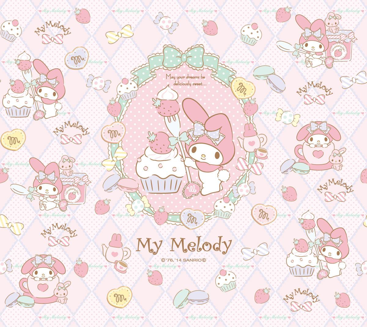 Be Positive My Melody Wallpaper This Is The Matching