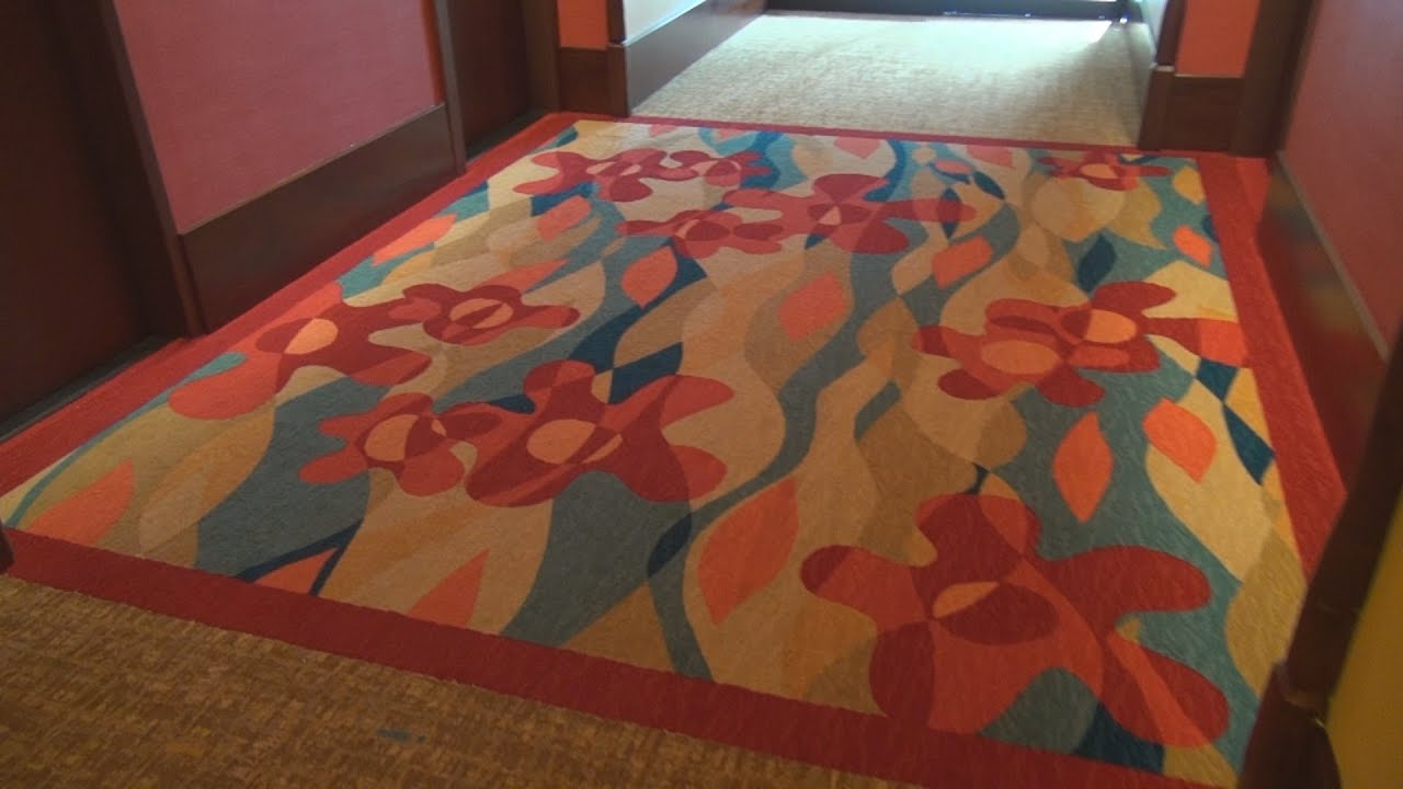 Disney S Polynesian Resort Test Of New Refurb Scheme Carpet
