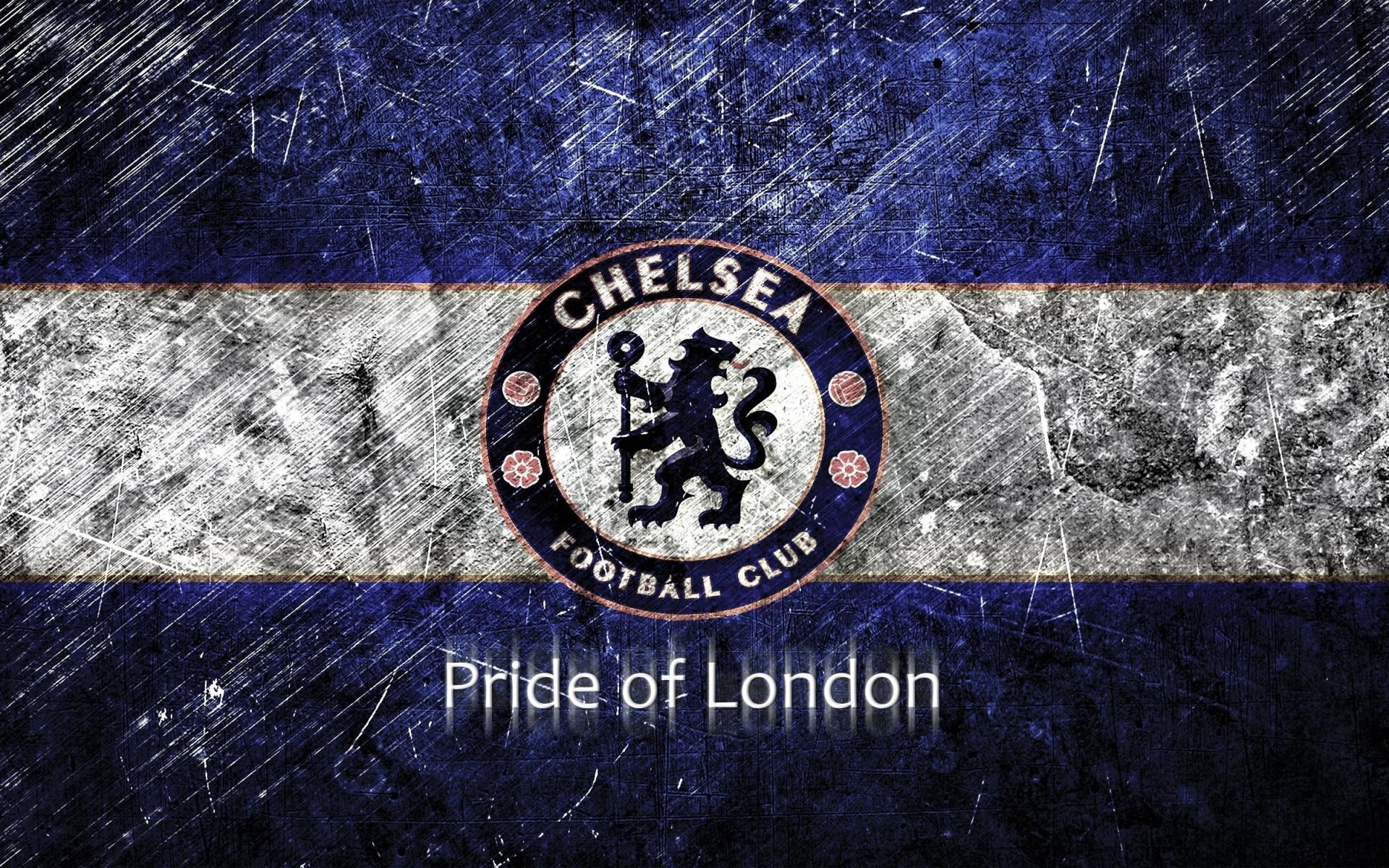 Blue White Chelsea Logo Wallpaper