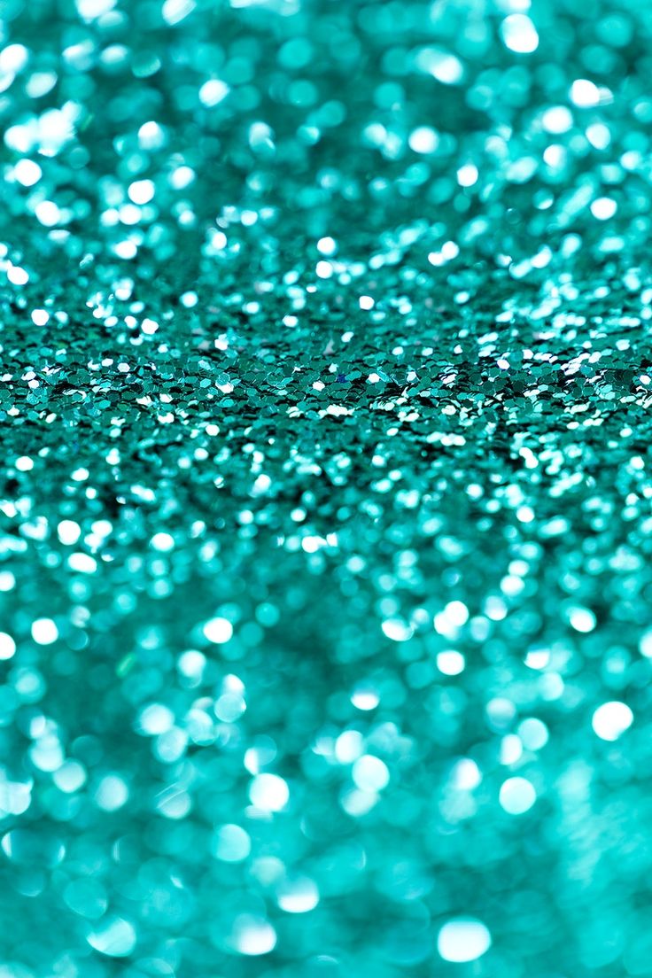 Shiny turquoise glitter textured background free image by