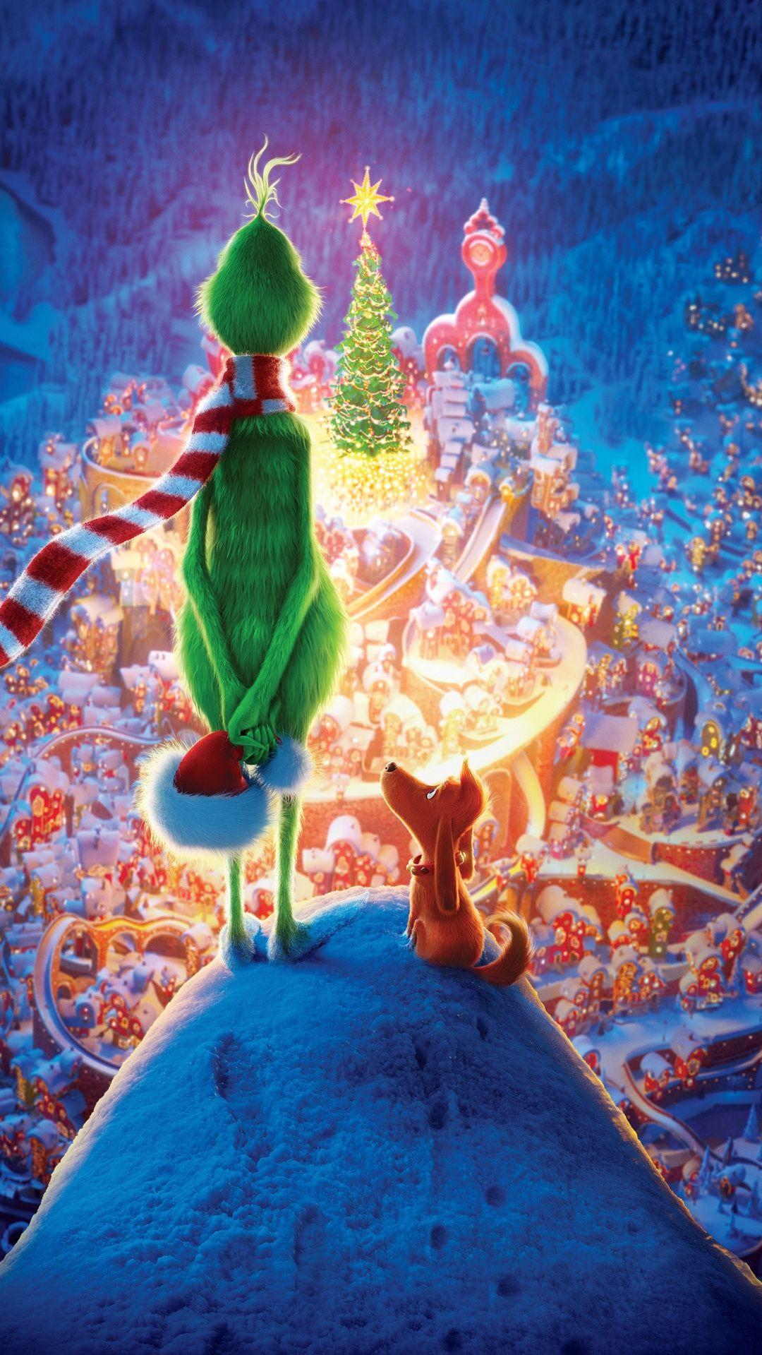 The Grinch movie Christmas 1080x1920 wallpaper Christmas