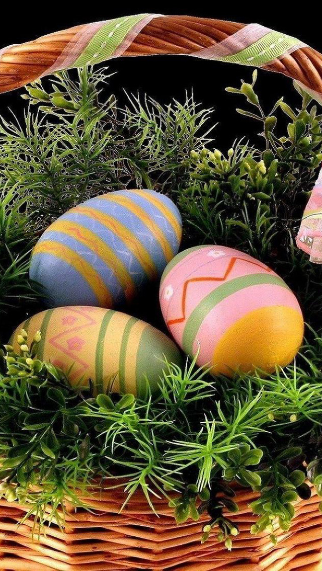 Easter Eggs iPhone HD Wallpaper