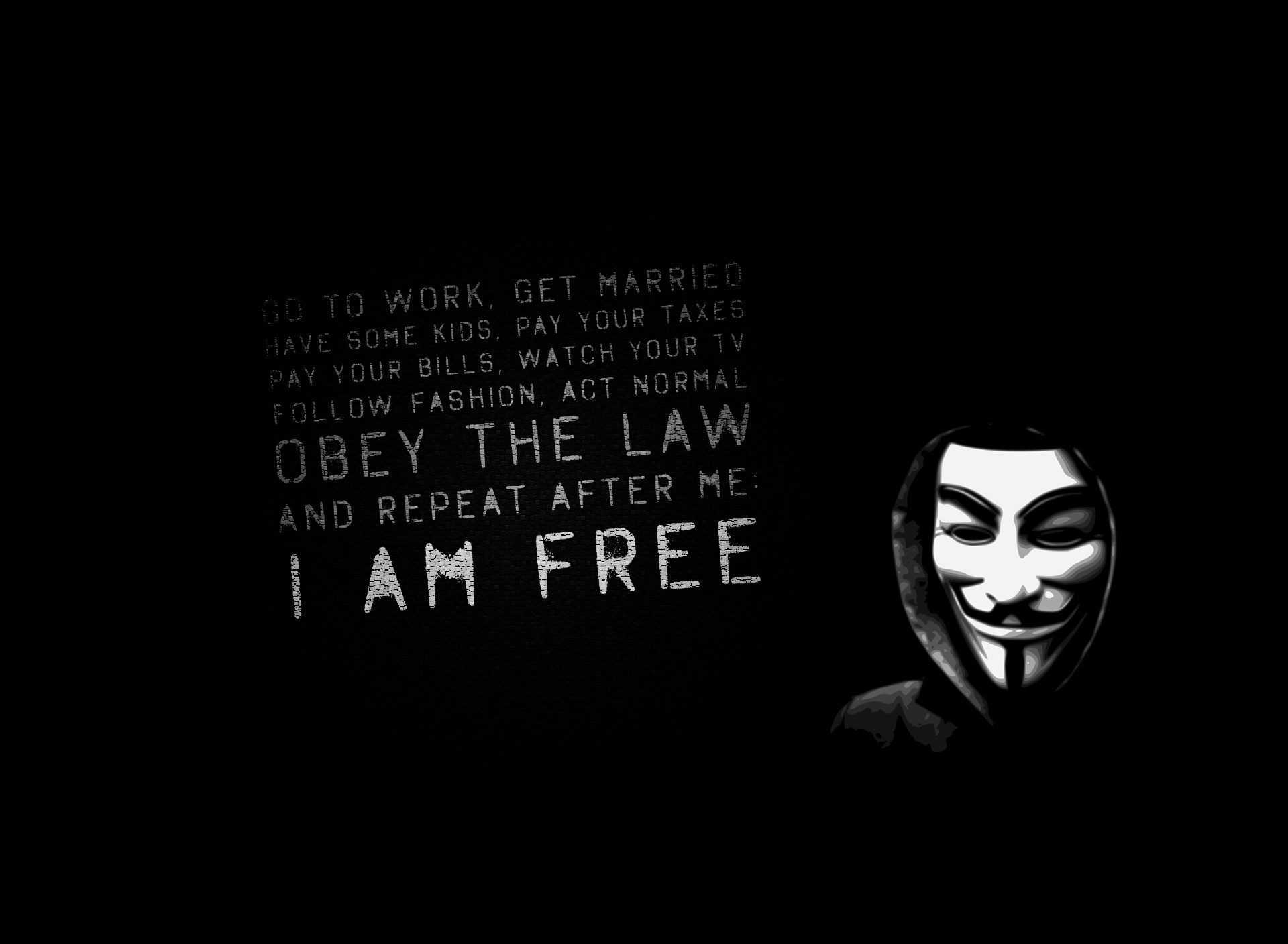 Message Wallpaper Tablet Anonymous Dom Background