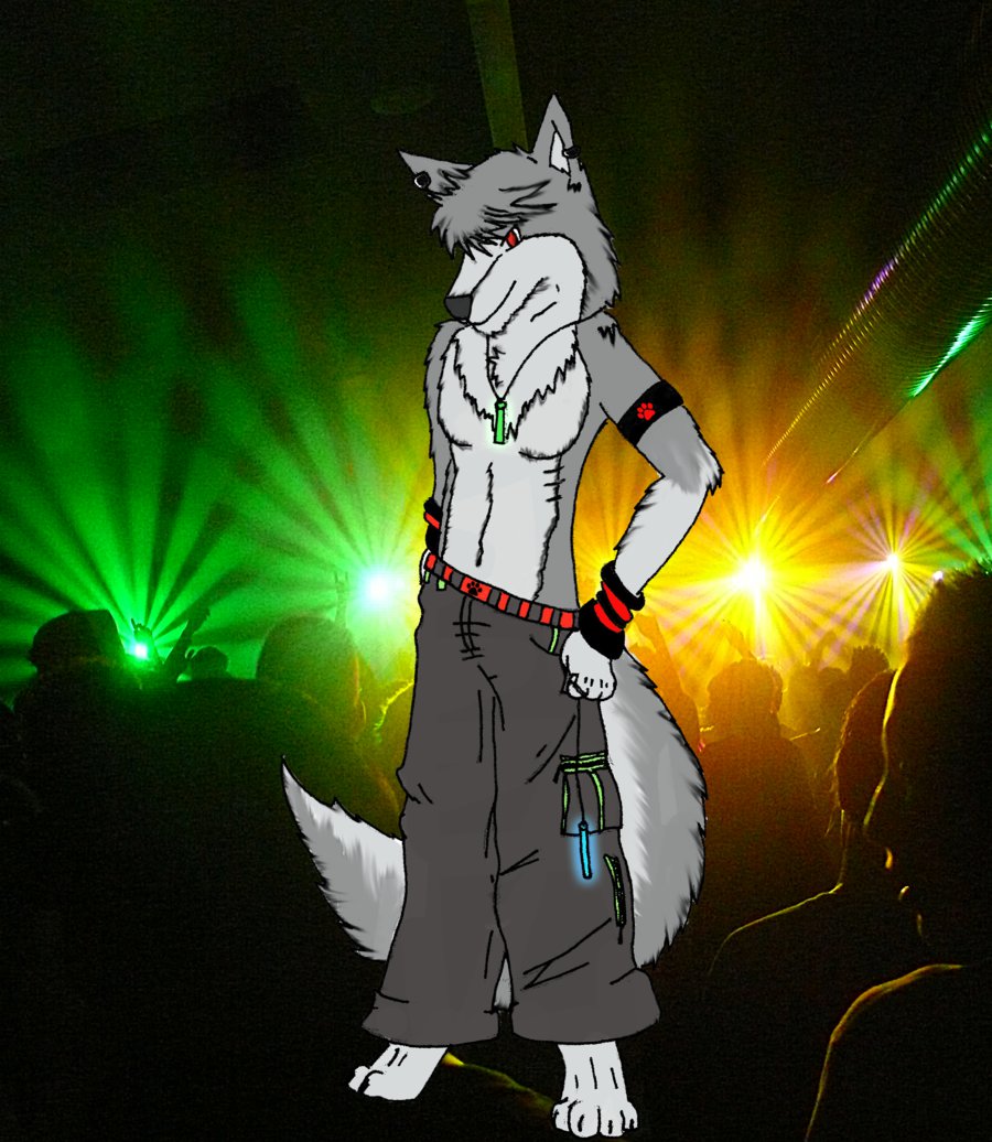 Cool Furry Raver By Radioactiveoverflow