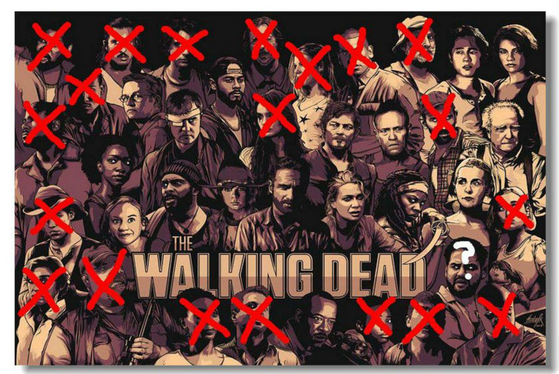 The Walking Dead TWD TV Season 4 3 Silk Wall Poster 48x3236x2430x20