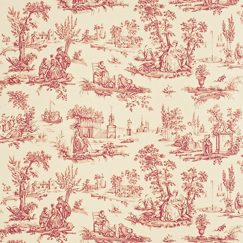 Sanderson Wallpaper Toile Courting Collection Degtct102