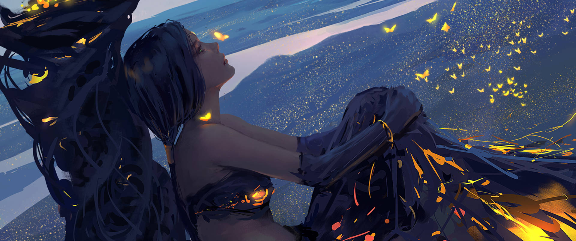 Animated Girl Wallpaper