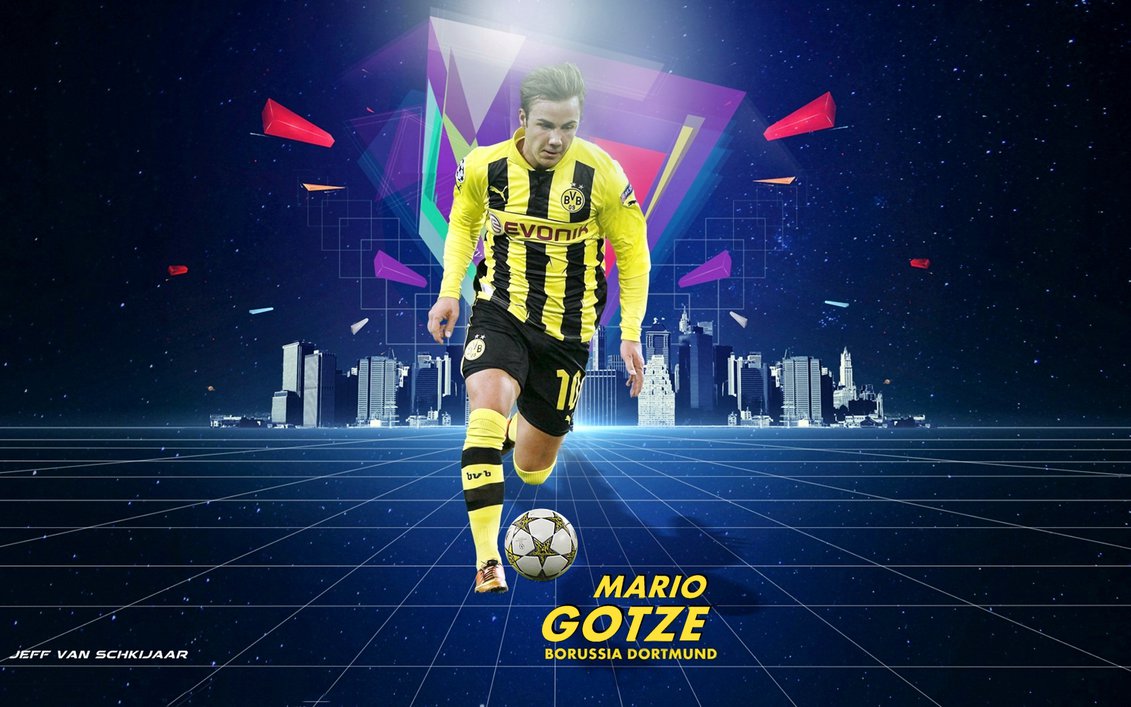 Mario Gotze Borussia Dortmund Wallpaper Football
