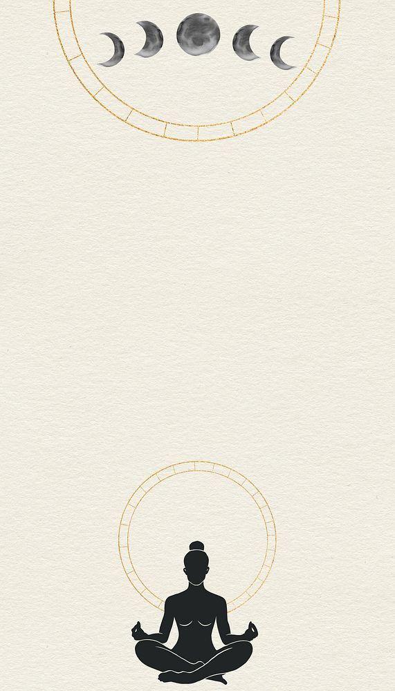 Meditation Elements Spiritual iPhone Wallpaper