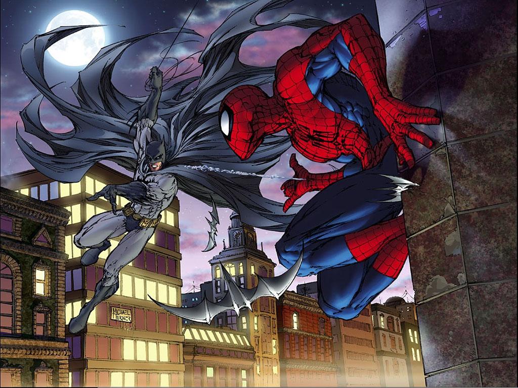 Spider Man Vs Batman By Michael Turner R Comicwalls