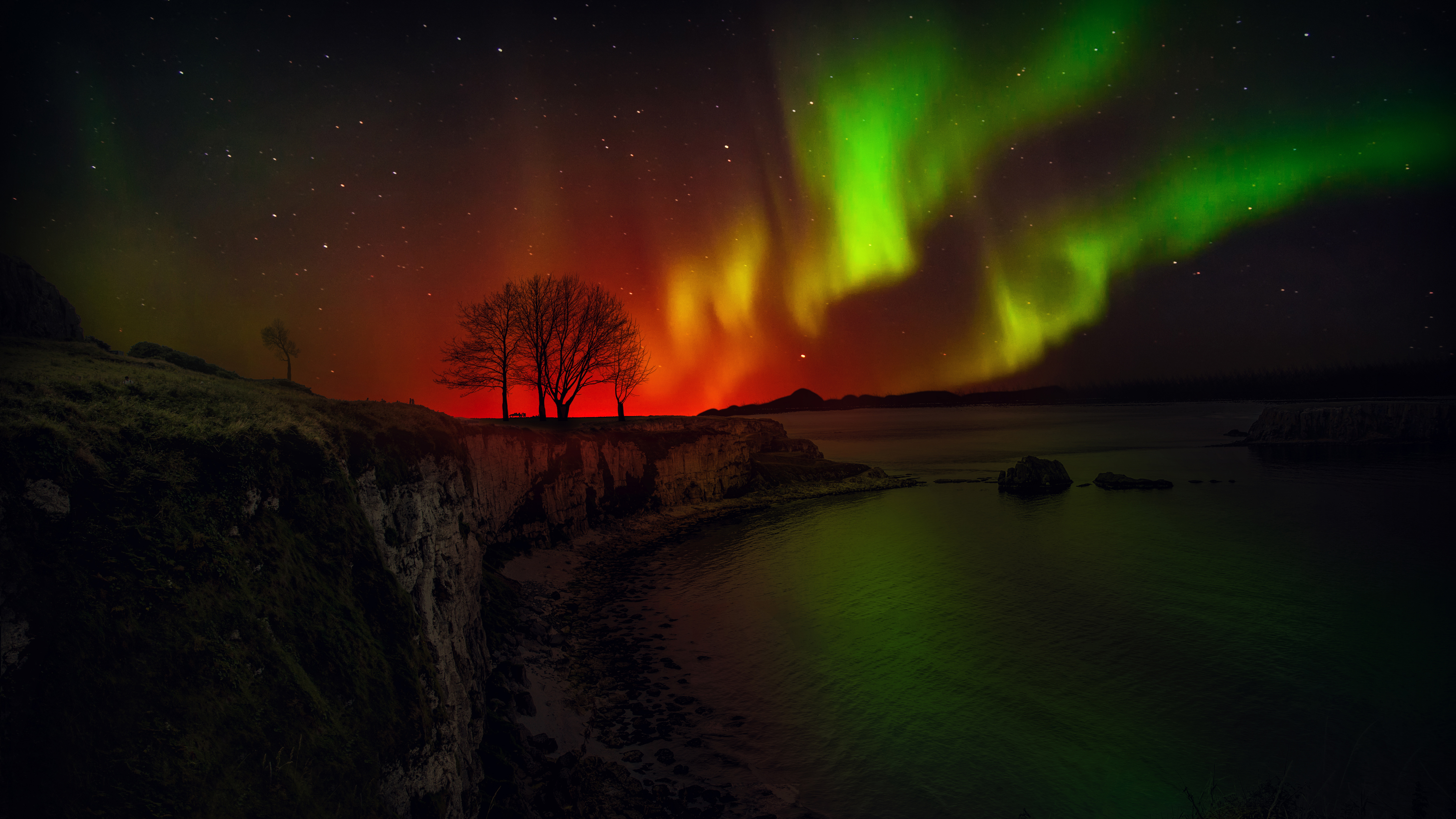 Beautiful Aurora Borealis Wallpaper HD