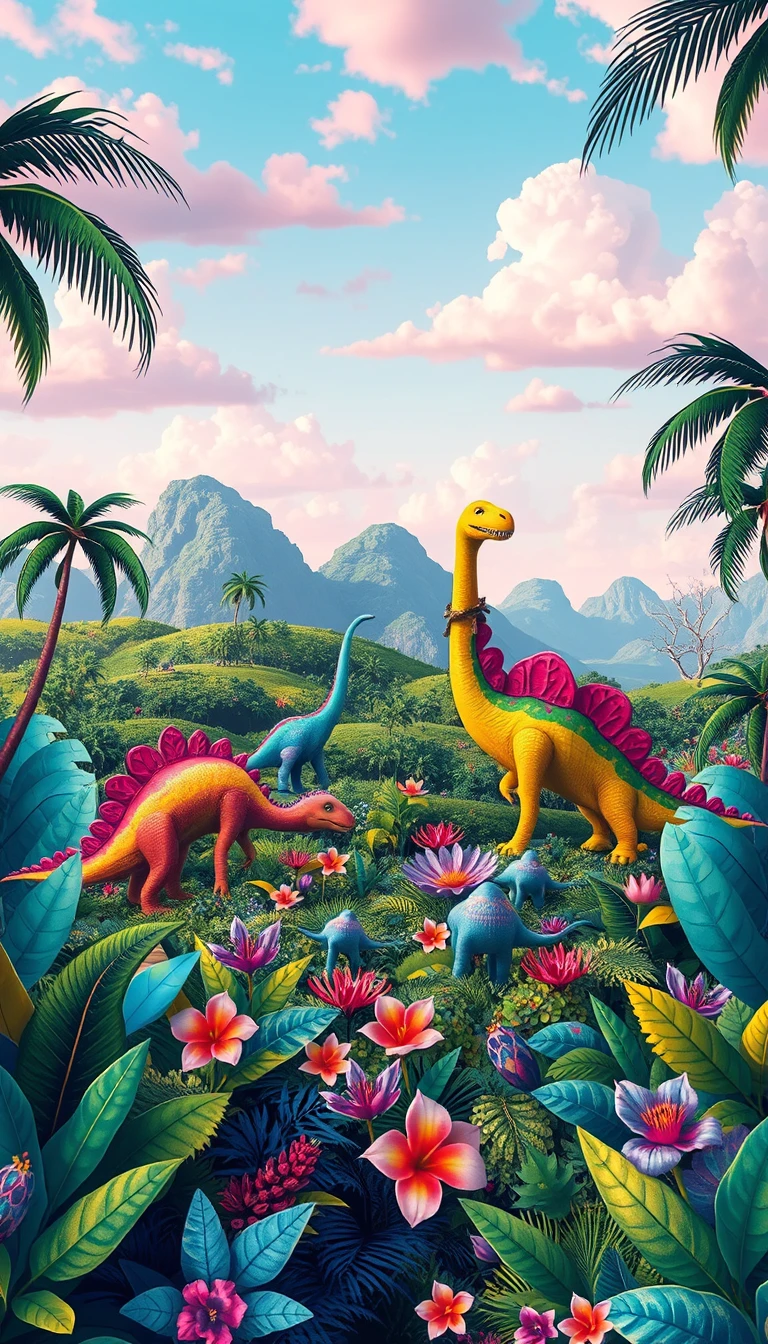 Aesthetic Dinosaurs Wallpaper