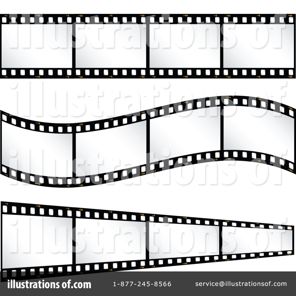 Film Strip Clipart 30090 by KJ Pargeter Royalty Free RF Stock
