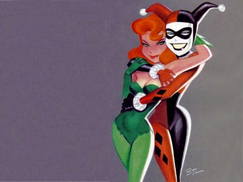 Harley Quinn Poison Ivy Wallpaper Batman