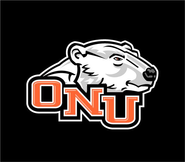 Onu Polar Bear Head Black Background Ohio Northern University