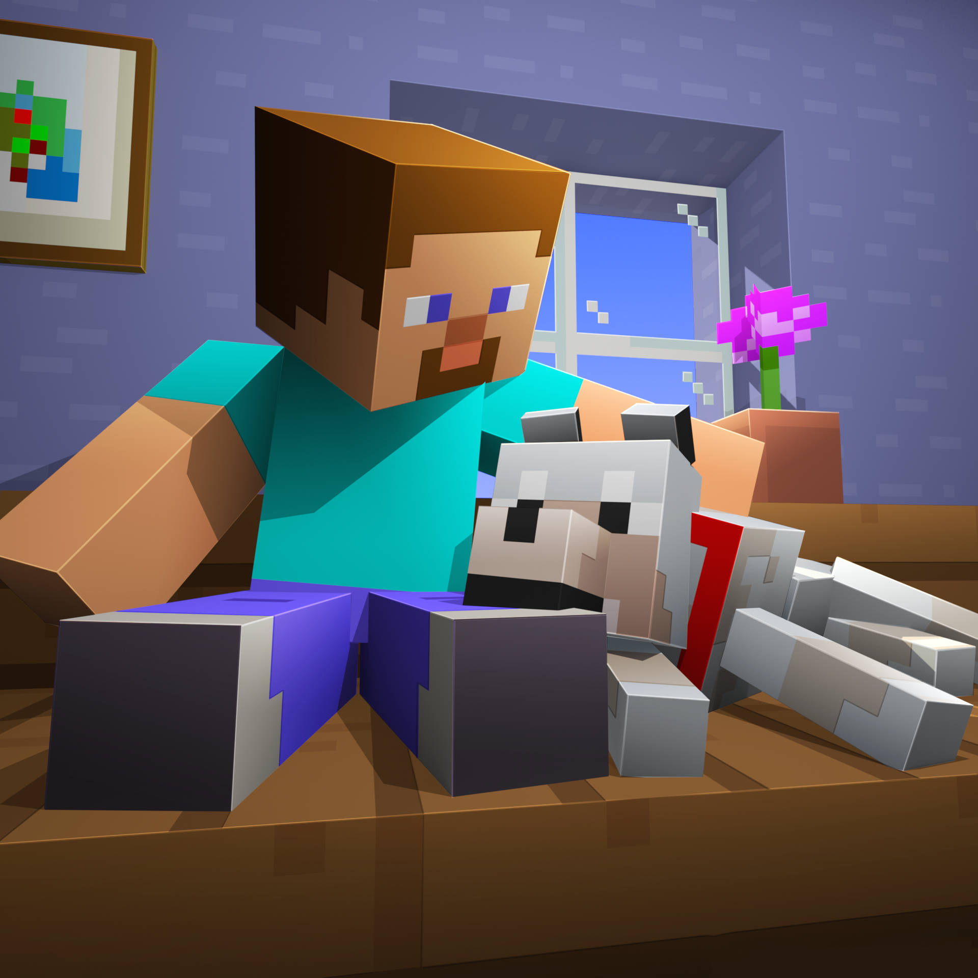 Minecraft Steve Wallpaper