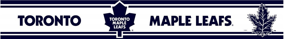 Nhl Toronto Maple Leafs Boys Hockey Decor Wallpaper Border