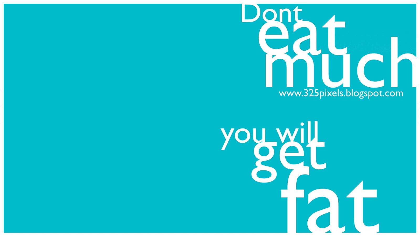 Motivational Wallpapers  03  Eat More Rabbit Food