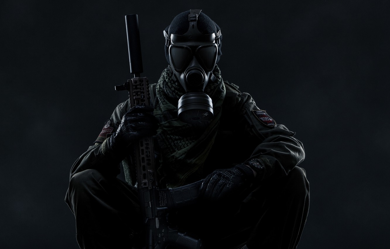 Wallpaper Weapons Gas Mask Scout Tom Cy S Ghost Recon