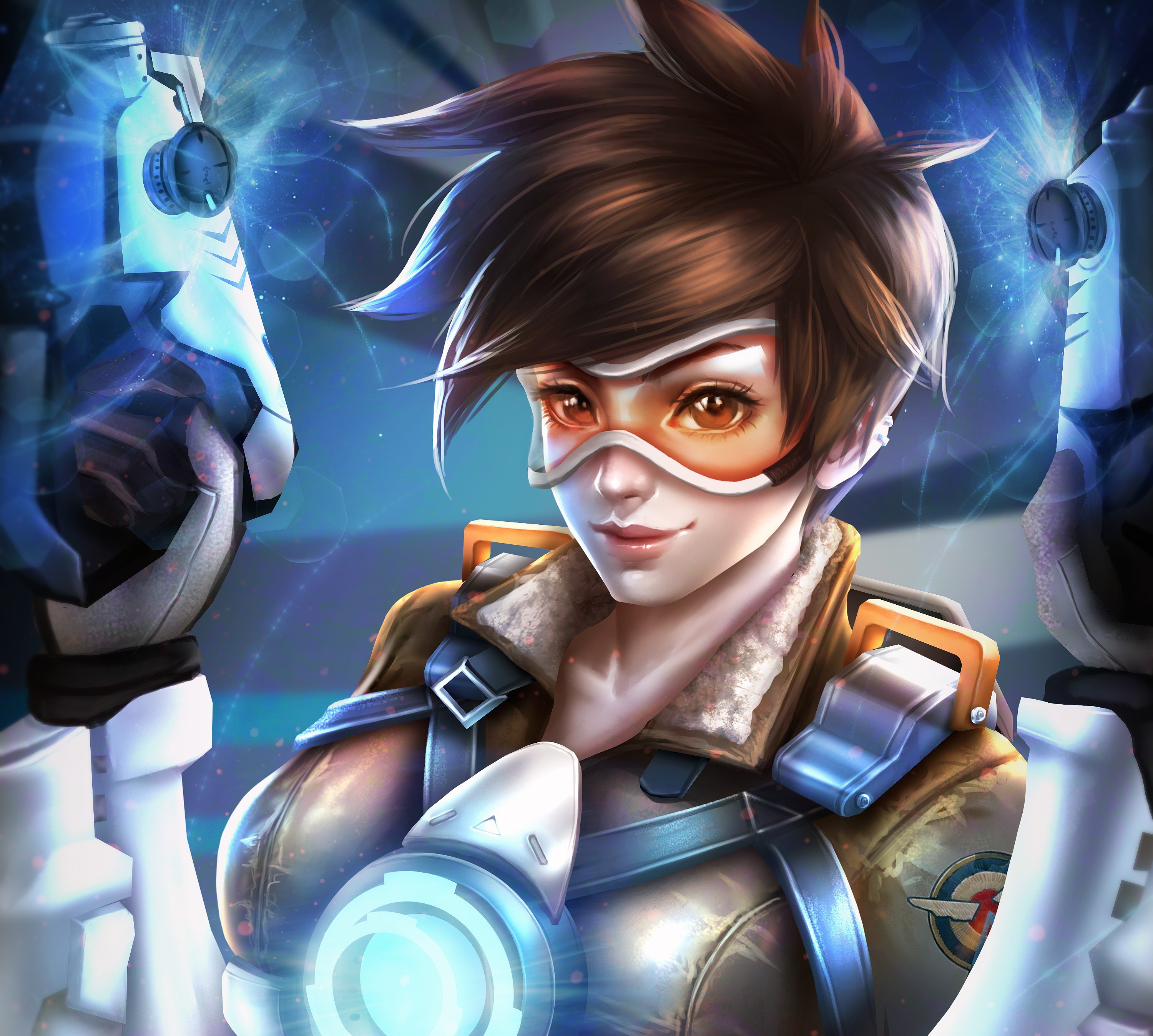 Tracer Overwatch Game Art Wallpaper HD Games 4k Image Photos