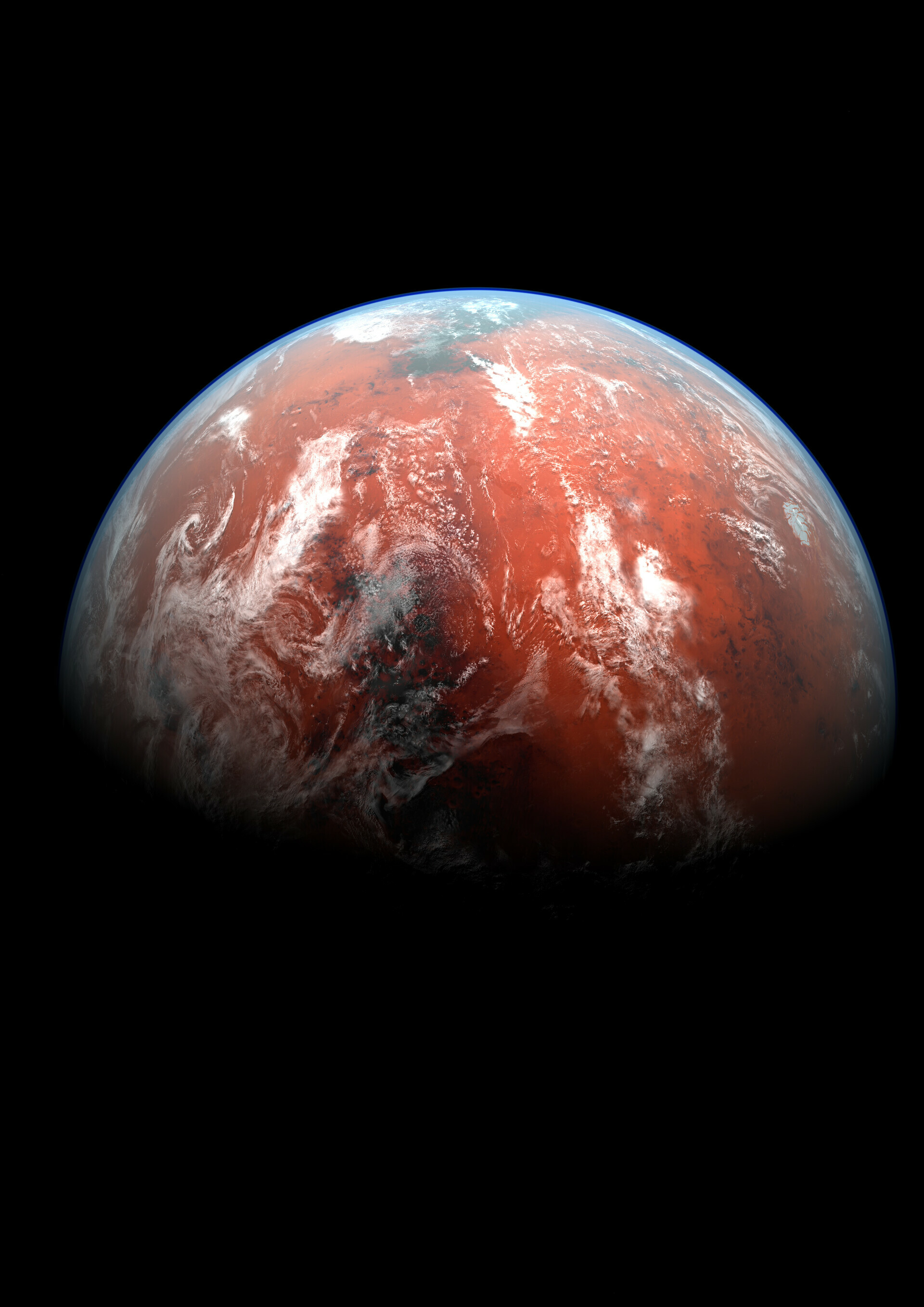 Mobile HD Pluto Background Wallpaper