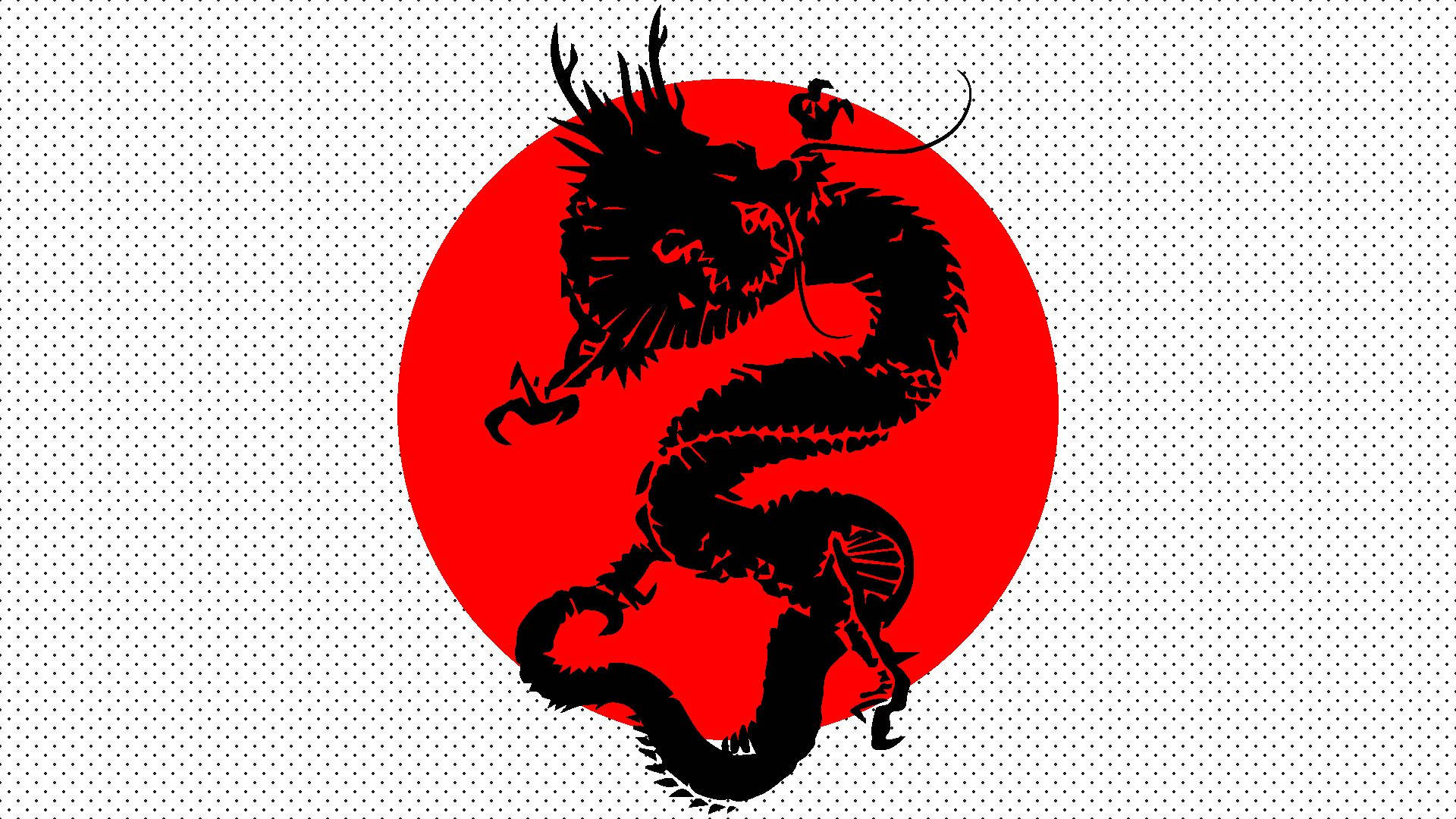 Japanese Dragon Background Wallpaper