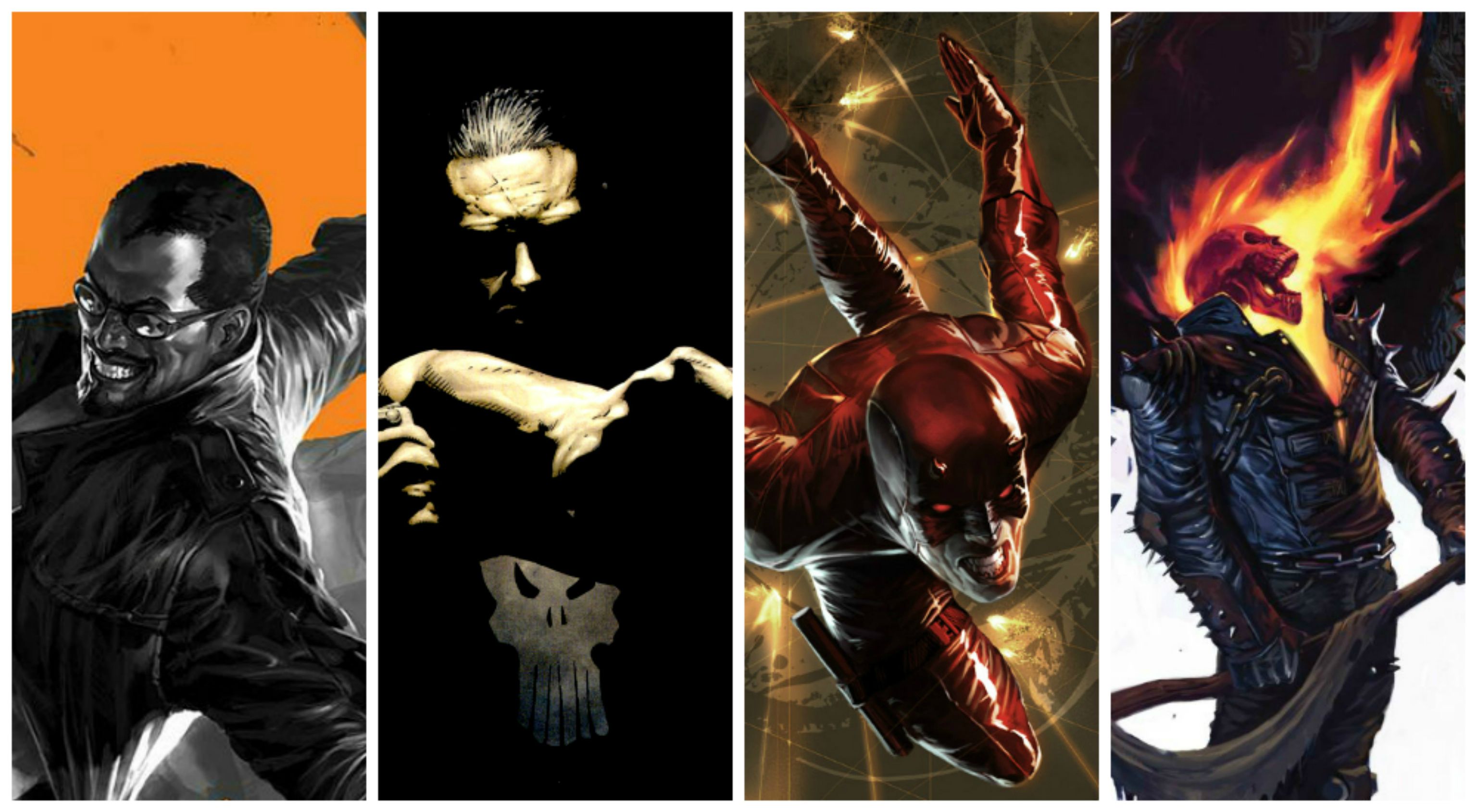 The Punisher Marvel Daredevil Ghost Rider Wallpaper