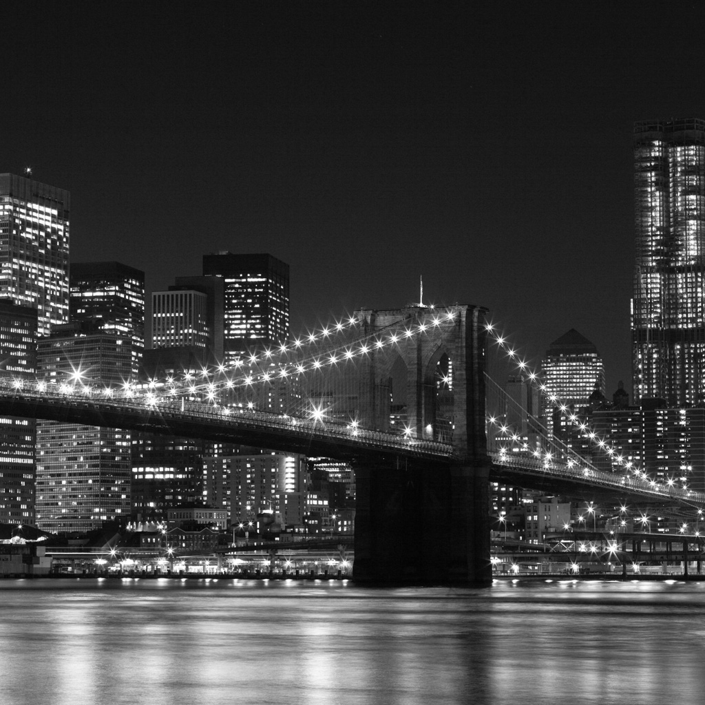 Free Download Black And White New York City Desktop Wallpaper 1