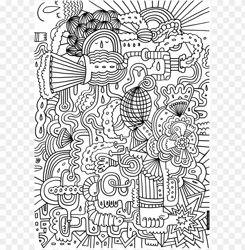 Coloring S For Teenagers Difficult Color By Number Png Image