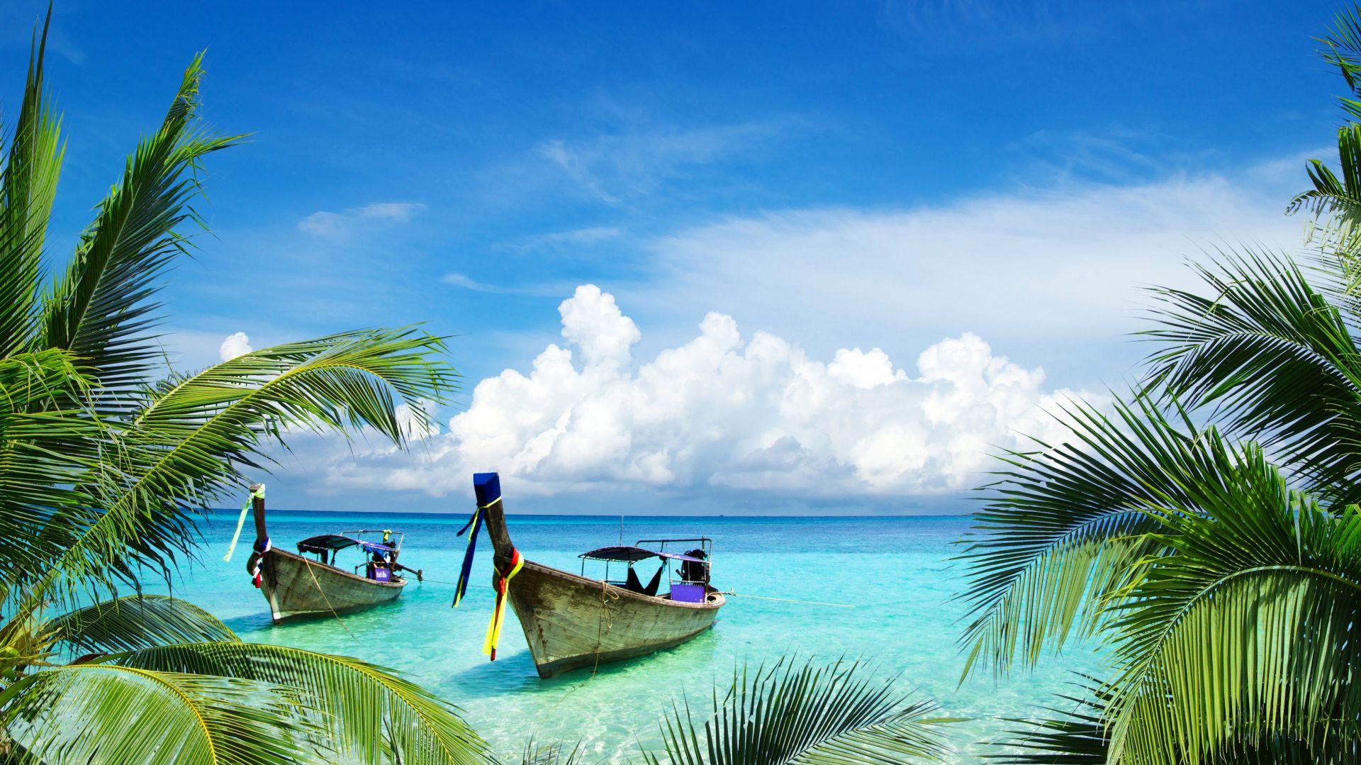 Desktop Wallpaper Tropical Sea Beach HD Image Picture