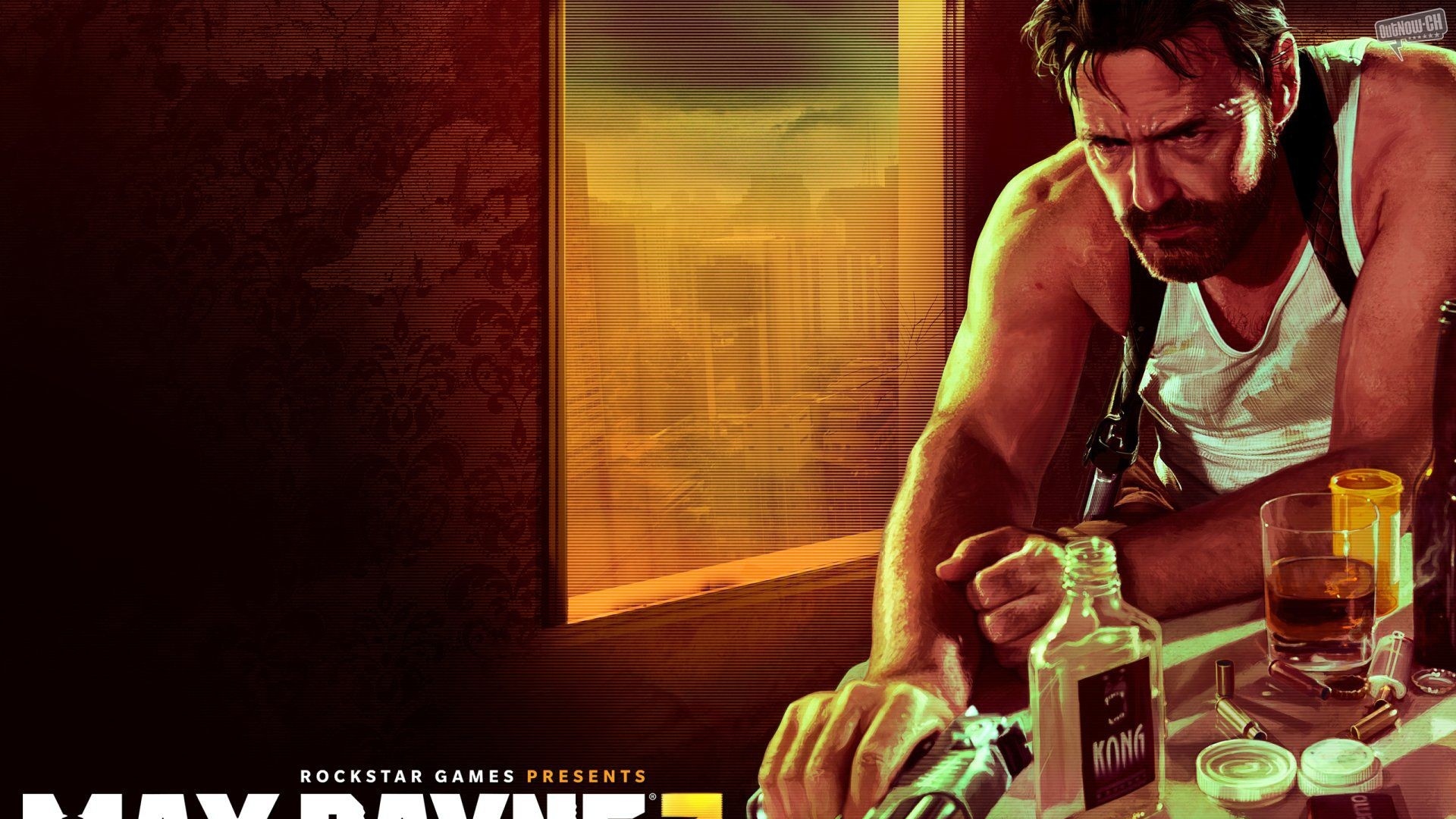 Wallpaper Max Payne Rockstar Games Table Pistol Gun