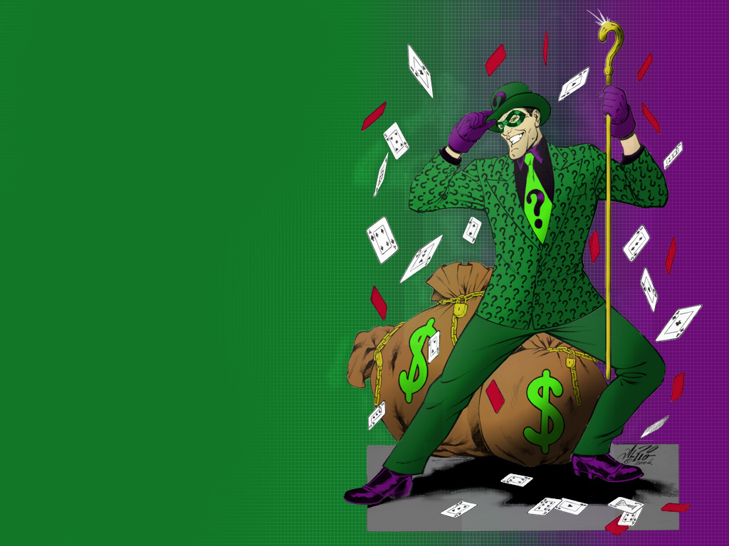 Are Ing The Riddler HD Wallpaper Color Palette Tags