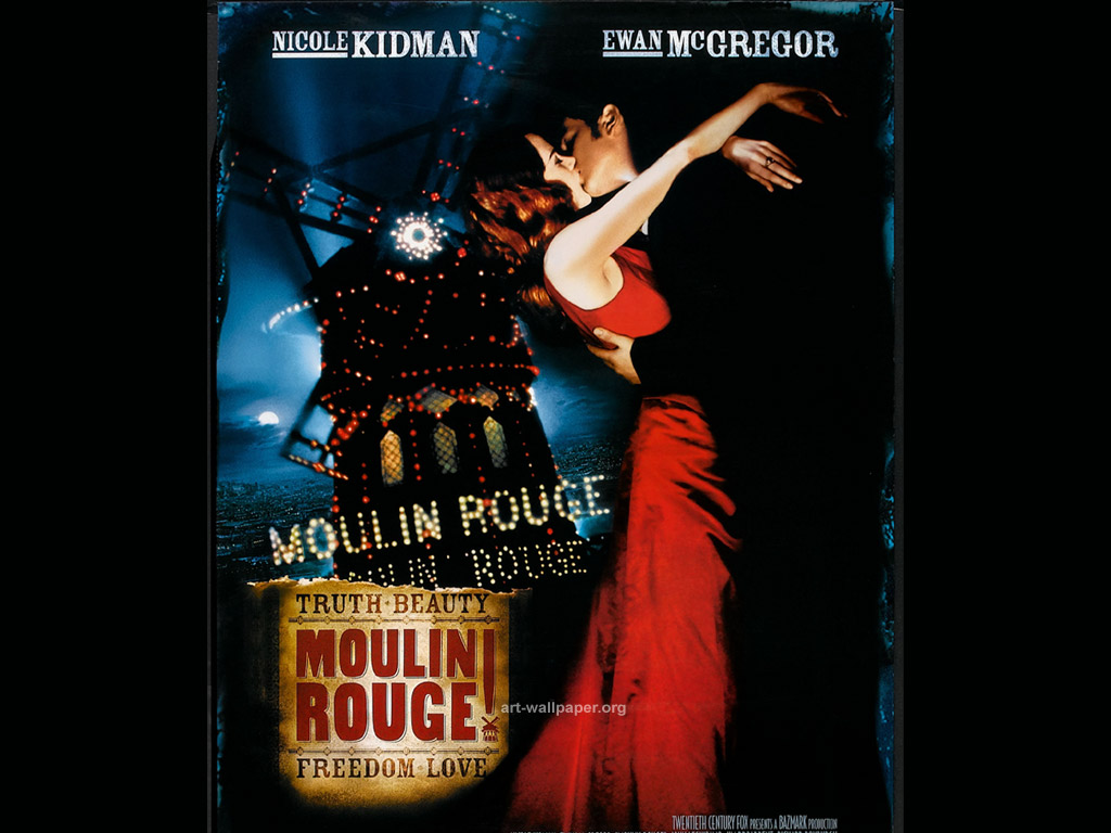 Moulin Rouge Wallpaper Poster Vintage Art Print