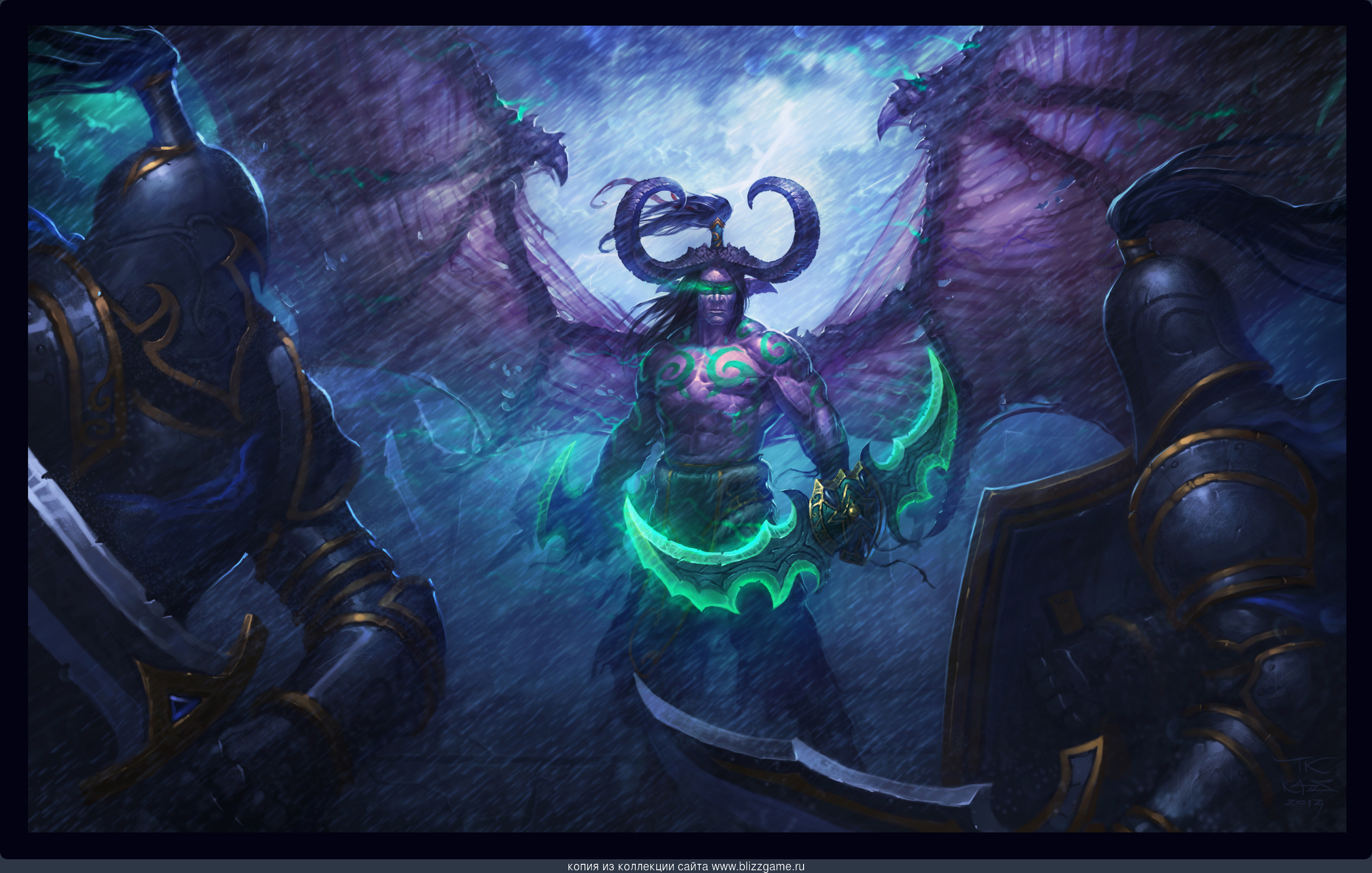 Wallpaper World Of Warcraft Illidan Stormrage Wow Demon