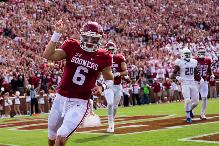 Oklahoma Football Sooners Move Up One Spot In Ap Top
