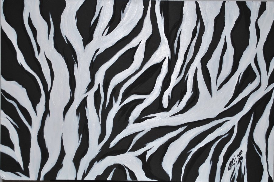 Zebra Obsession By Passiontouchesart