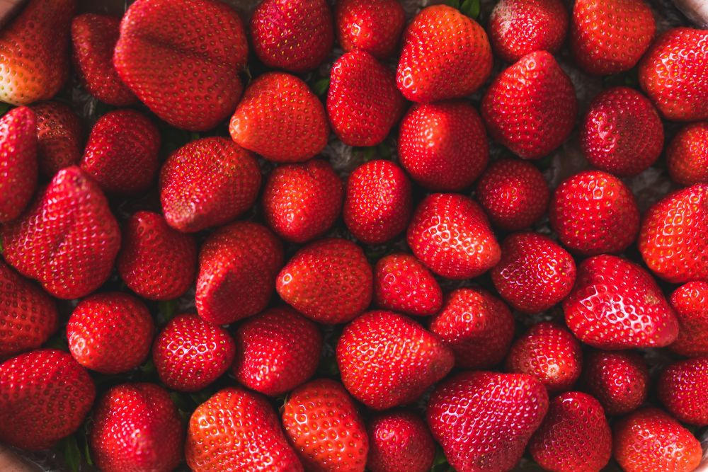 Strawberries Background With Image Strawberry