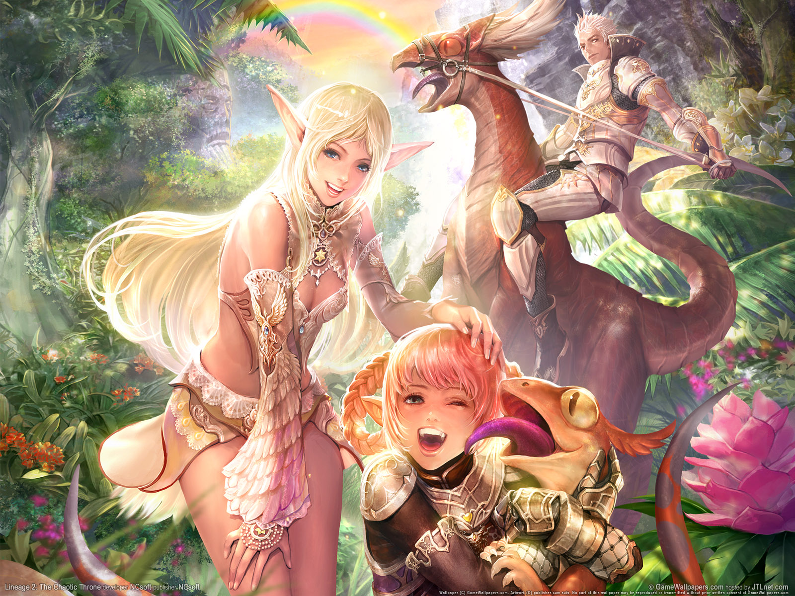 Elf Class Lineage Ii Chaotic Chronicle Wallpaper